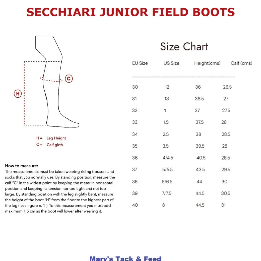 Secchiari Junior Field Boots