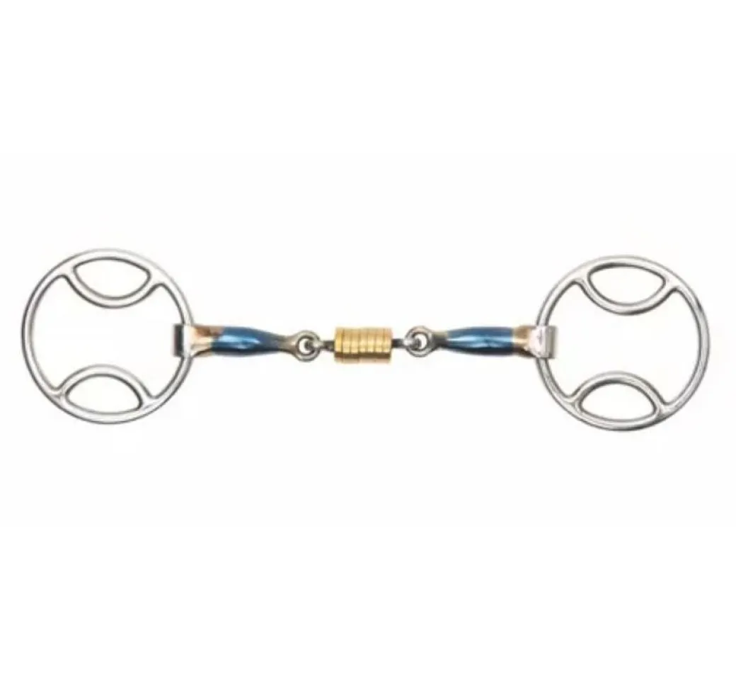 Shires Blue Sweet Iron Bevel with Roller Link