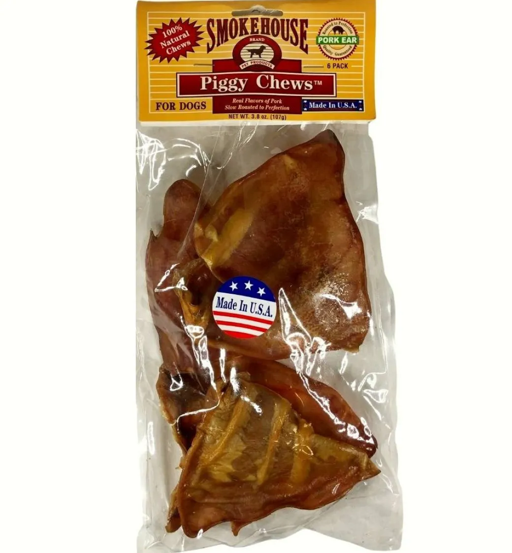 Smokehouse Piggy Chews Pork Ears