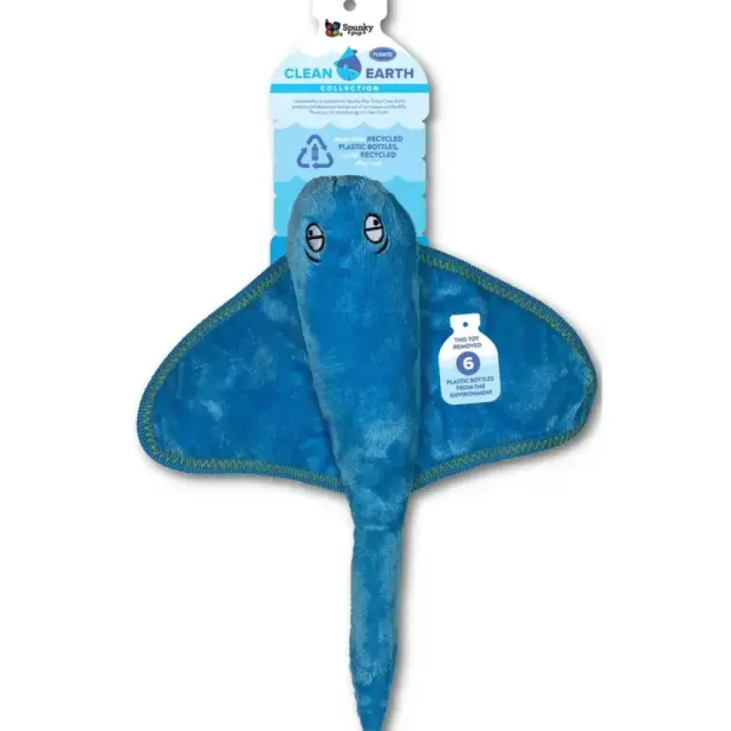 Spunky Pup Clean Earth Plush Dog Toys