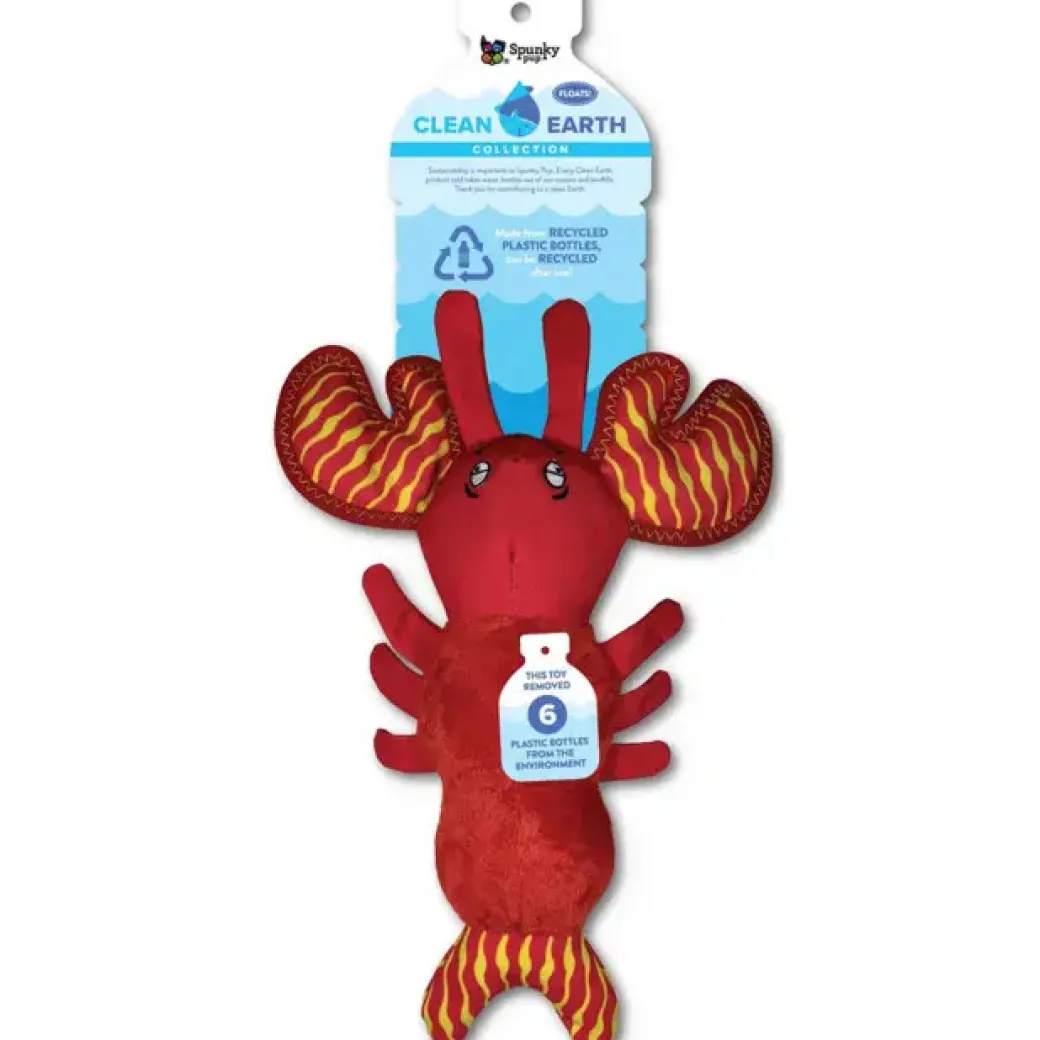 Spunky Pup Clean Earth Plush Dog Toys