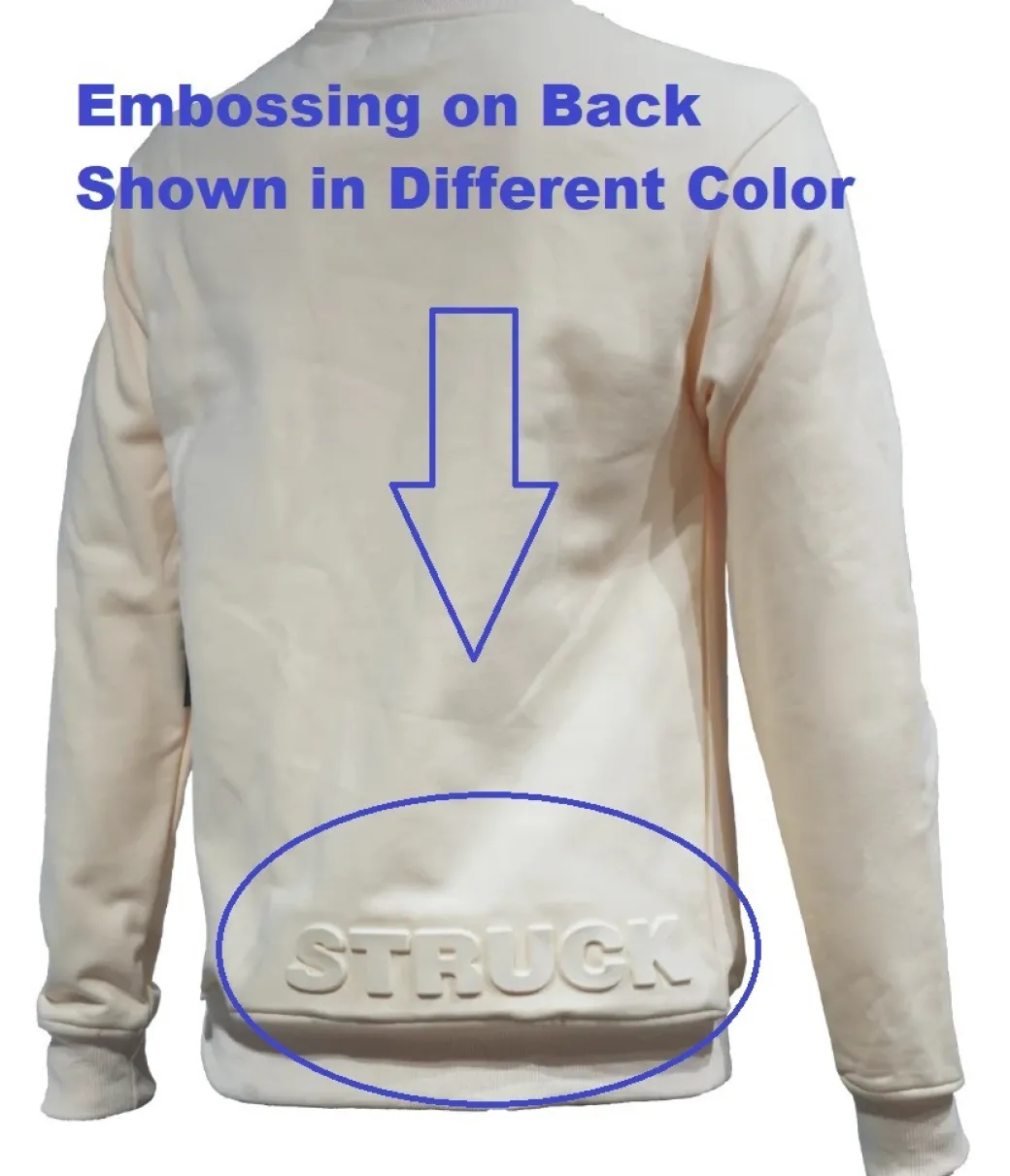 Struck Emboss Crewneck
