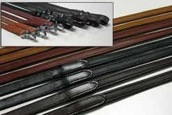 Stubben Soft Calfskin Reins - Snap, Buckle, or Hook-Stud Ends