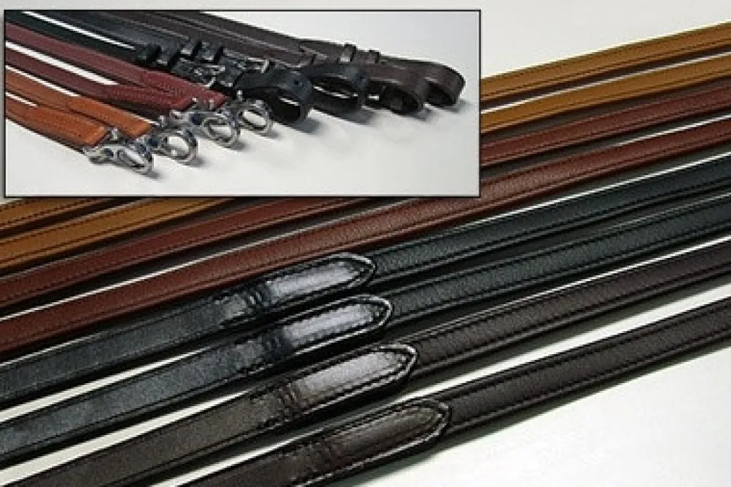 Stubben Soft Calfskin Reins - Snap, Buckle, or Hook-Stud Ends
