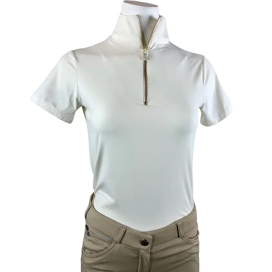 Tailored Sportsman IceFil Short Sleeve Zip Top