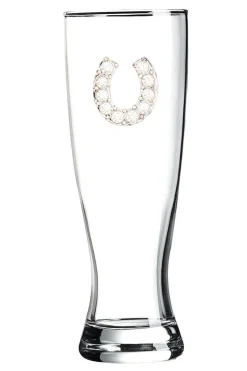 The Queens' Jewels Horseshoe Pilsner Glass