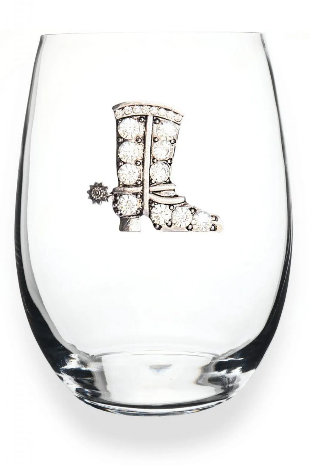 The Queens' Jewels Stemless Wine Glass