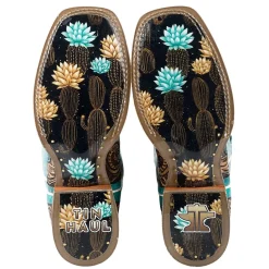 Tin Haul Cactus Flower Sole Boots