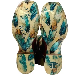 Tin Haul Plume Feather Sole Boots