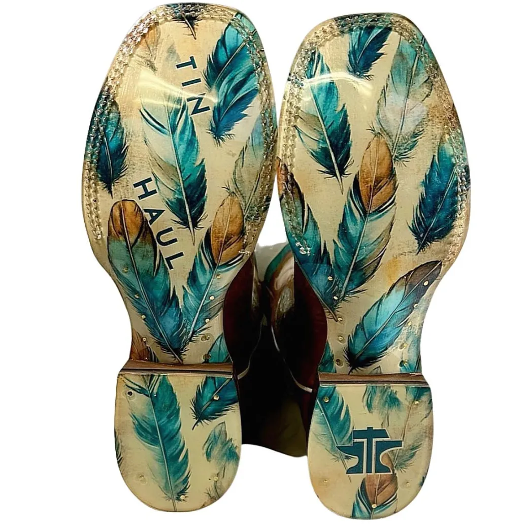 Tin Haul Plume Feather Sole Boots