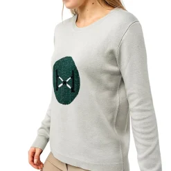 TKEQ Cross Rail Crew Neck Sweater