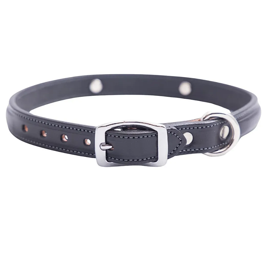 Tory Leather Raised Snaffle Bit Collar