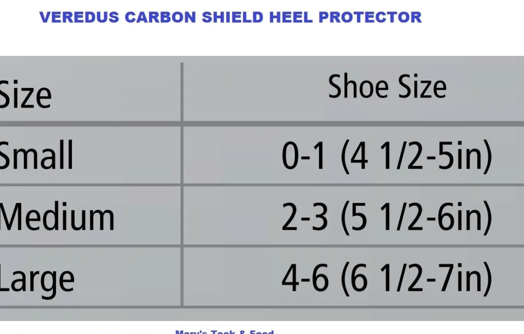 Veredus Carbon Shield Heel Protector