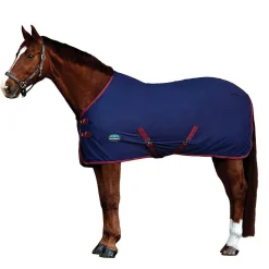 WeatherBeeta Cotton Sheet | Navy/Burgundy