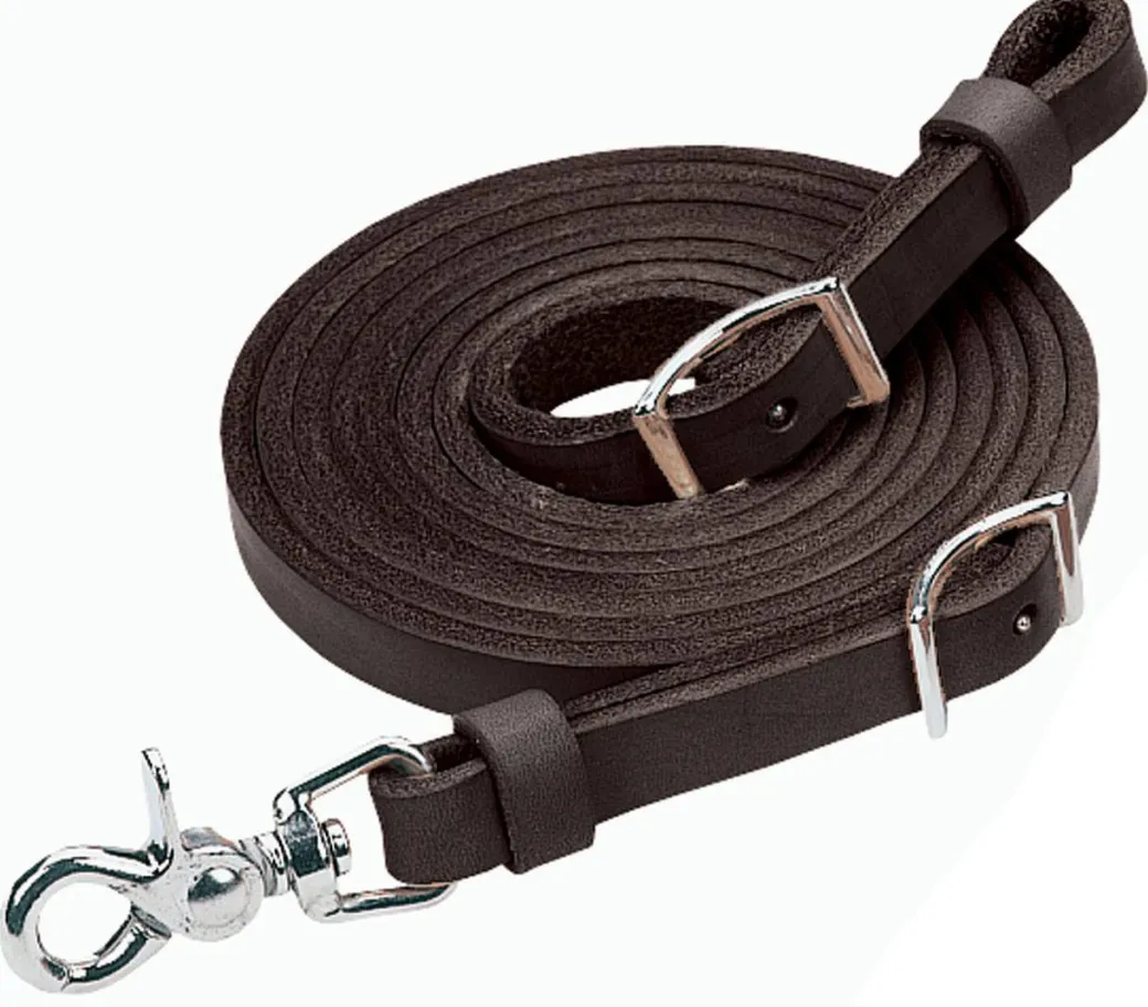 Weaver Black Leather Roper Rein