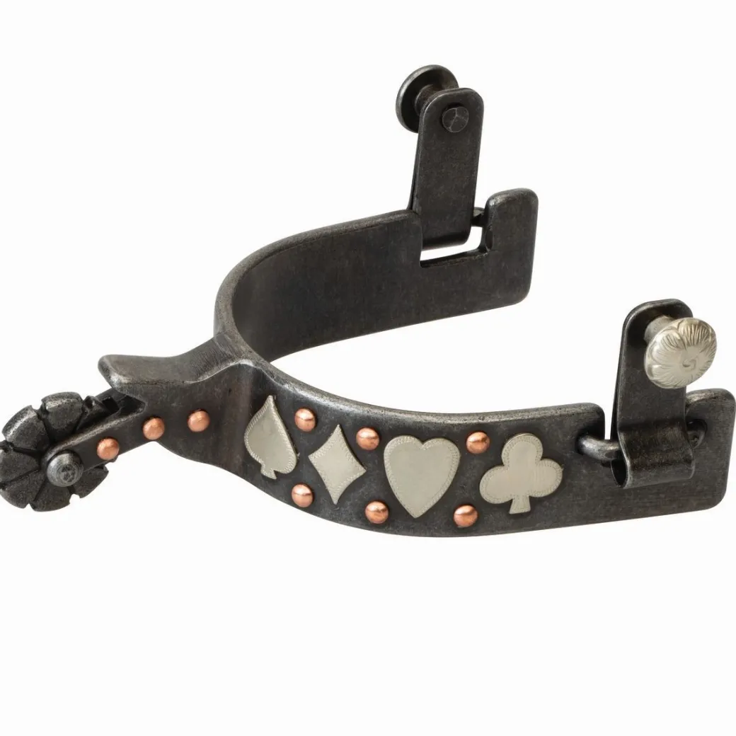 Weaver Card Suit Spurs - Mens
