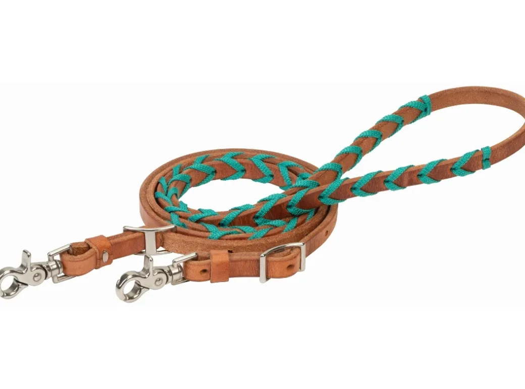 Weaver Laced Harness Barrel Rein