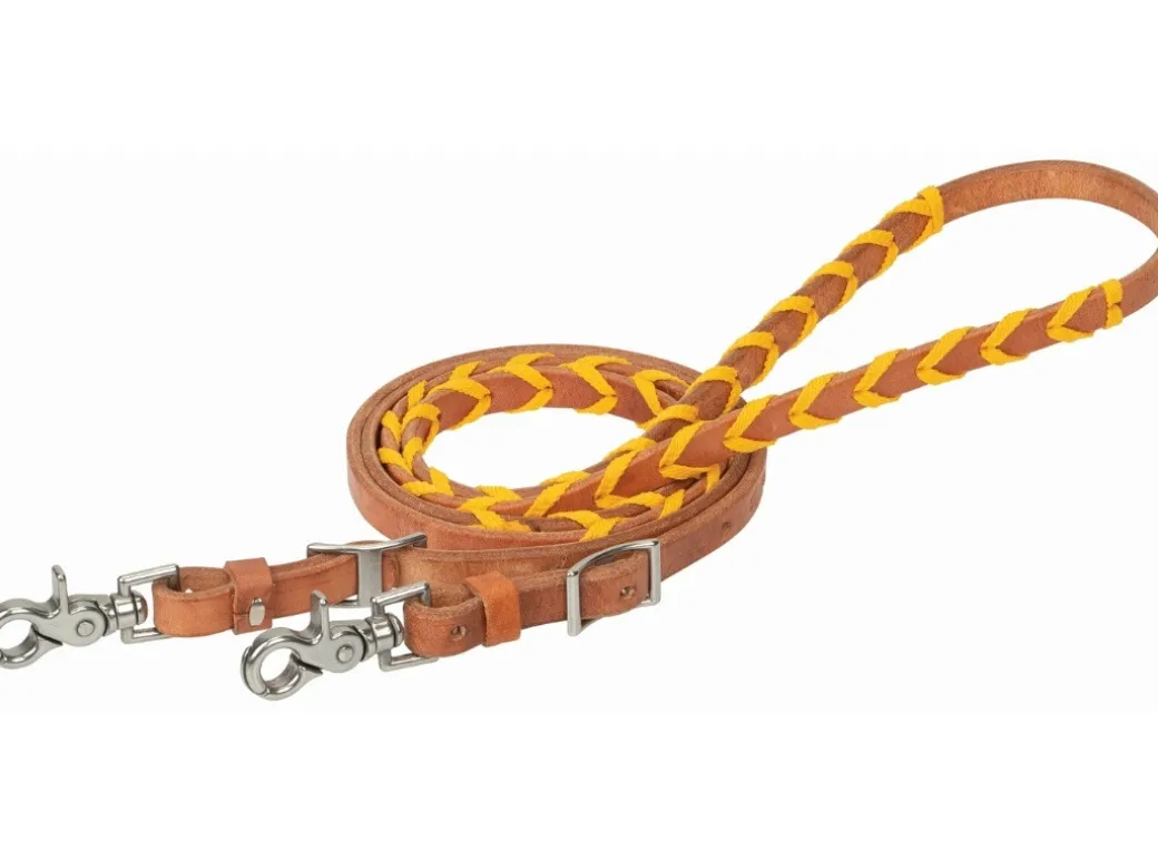 Weaver Laced Harness Barrel Rein