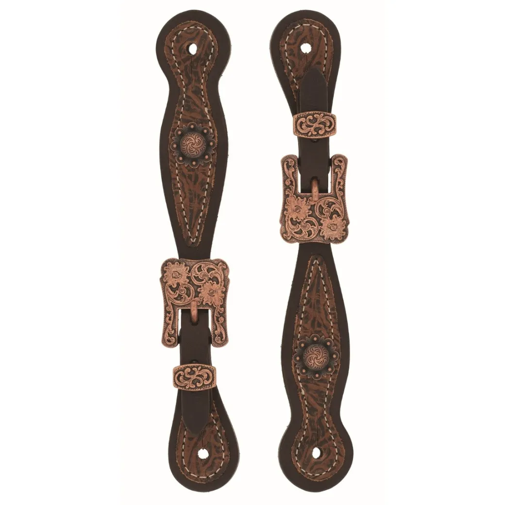 Weaver Western Floral Ladies Spur Straps
