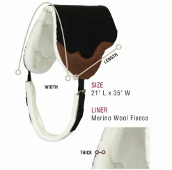 Weaver Westfall Gel Bareback Pad