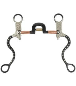 Western Show High Port Roller Snaffle