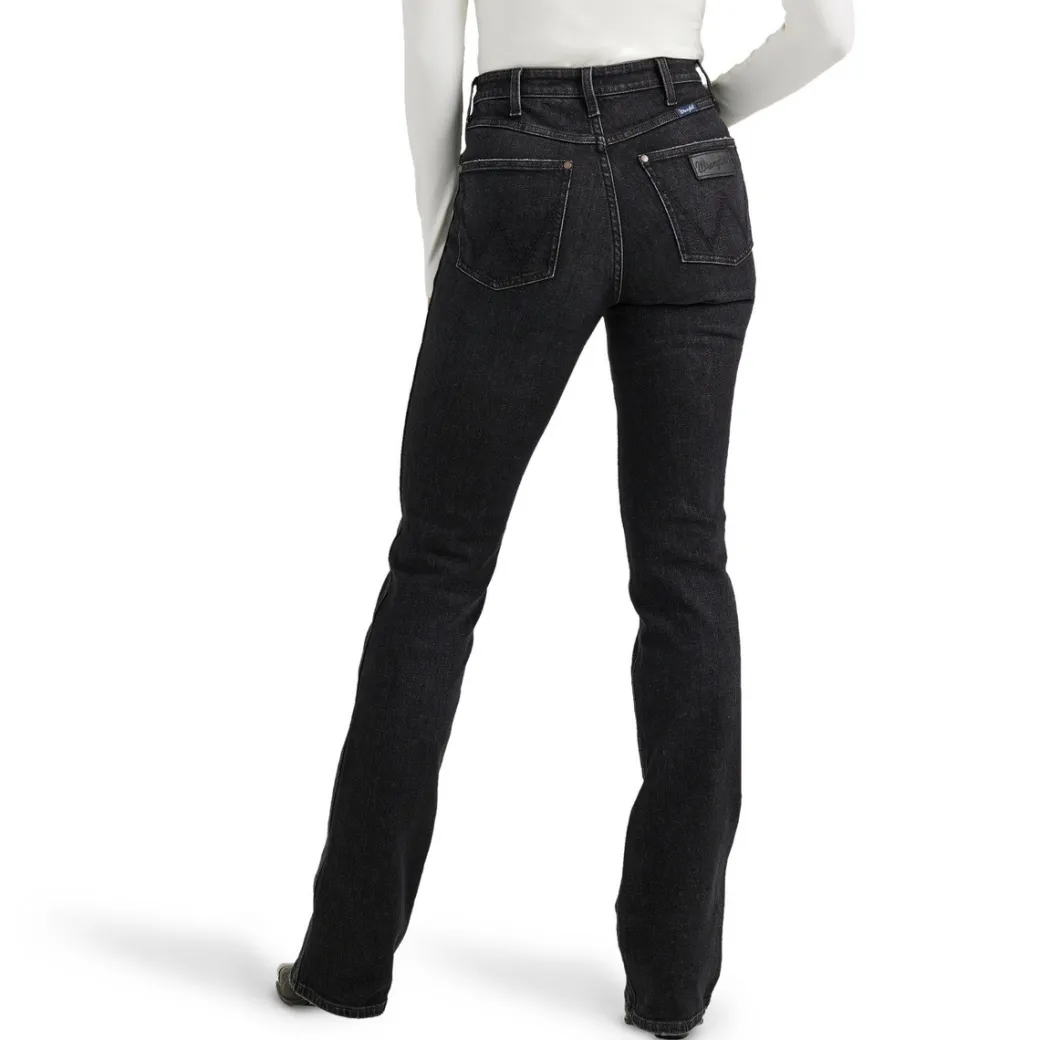 Wrangler Bailey High Rise Black Denim Jeans