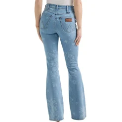 Wrangler Bailey High Rise Paisley Flare Jeans
