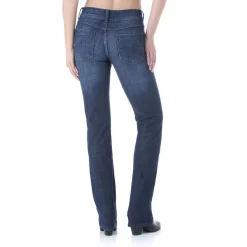 Wrangler Mae Premium Patch Straight Leg Jeans
