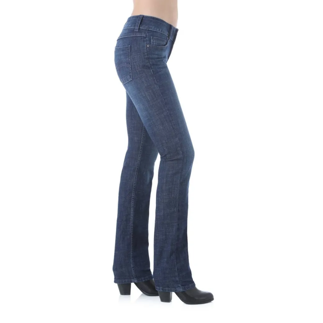 Wrangler Mae Premium Patch Straight Leg Jeans