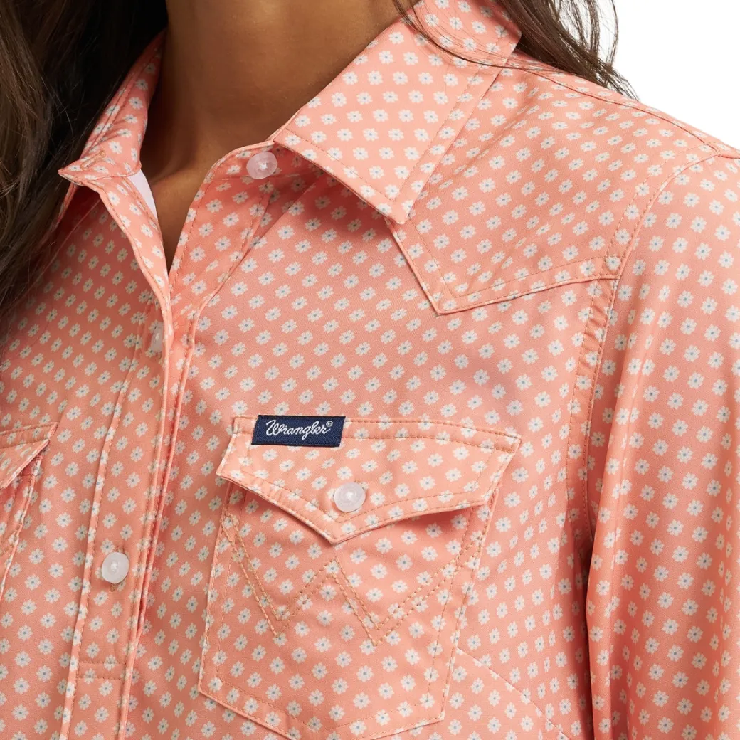 Wrangler Performance Daisy Print Shirt