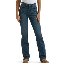 Wrangler Retro Bailey HR Medium Wash Boot Cut Jeans