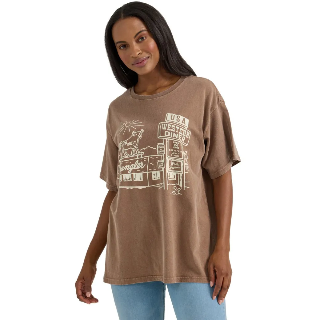 Wrangler Western Diner Oversized Tee
