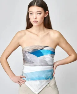 Yagya Printed Horse Silk Scarf